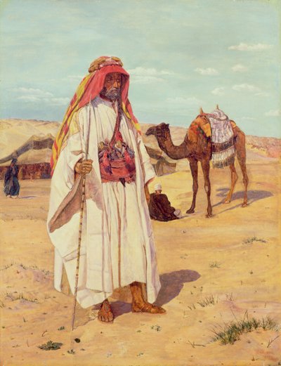 Arabischer Scheich (Richard Burton im arabischen Gewand), 1854 von Thomas Seddon
